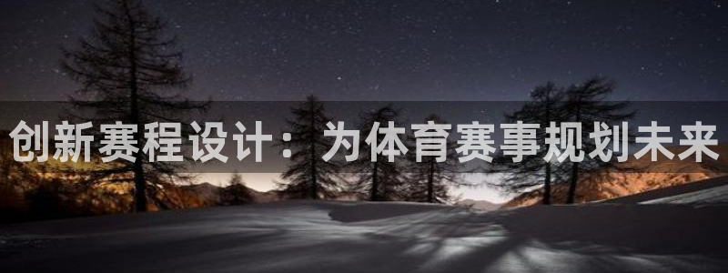创新赛程设计：为体育赛事规划未来